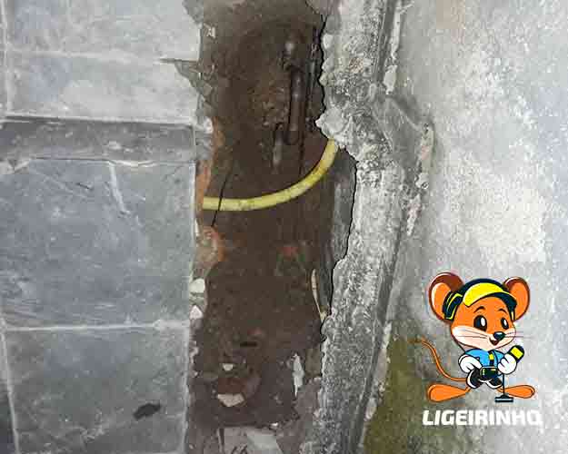 Caça vazamento de água conta alta Sabesp com laudo técnico LG