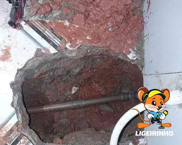 Caça vazamento técnico 24 horas